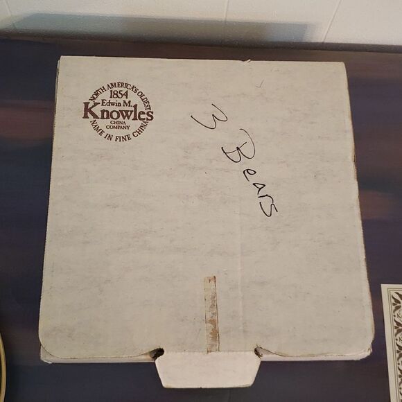 Vtg 1991 Knowles Collector Plate "Goldilocks & the Three Bears" COA Original Box - Picture 11 of 13